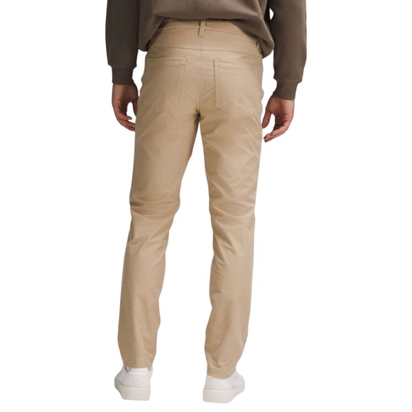 Lululemon ABC Classic-Fit 5 Pocket Pant 30"L Tan Utilitech Sz 36 NWOT - Picture 14 of 15